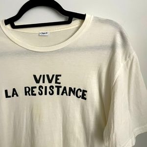 Clare V “Vive la Resistance” Tee